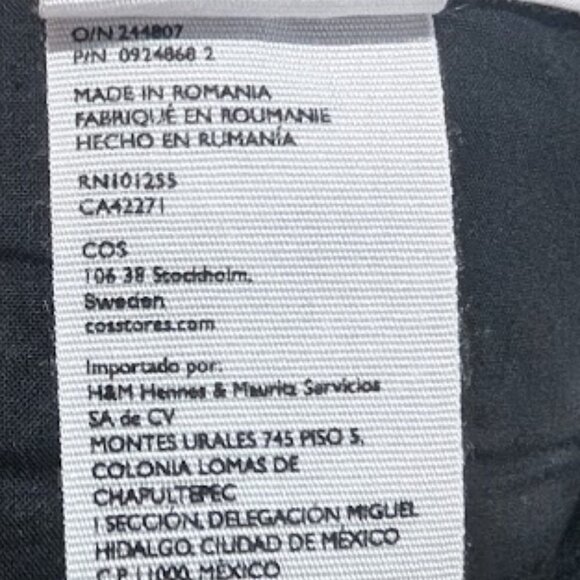 NEW COS | Tailored Wool Slim-Fit Trousers In Black - Picture 16 of 16